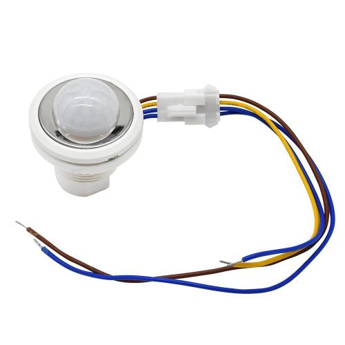 AC 85-265V LED PIR Infrared Motion Sensor Switch Light Time Delay Adjustable Human Detector For Corridor/Bathroom
