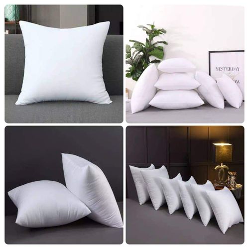 Plain White Throw Pillows