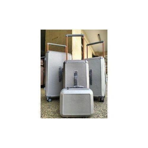 Size 4 Fashion 4 IN 1 UNBREAKBLE LAXURIOUS RUBBER SUITCASE BRIEFCASE TRAVEL BAG