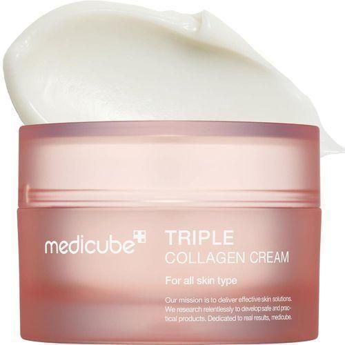 Triple Collagen Cream With Niacinamide. Moisturizes, Firms, Enhances Elasticity, Removes Dark Spots, Wrinkles, Hyperpigmentations, Freckles, Blemish, Dullness, Make Skin Young & More Radiant