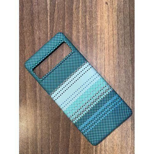 Magnetic Case Compatible with Google Pixel 8, Carbon Fiber Aramid Gradient Military-Grade Shockproof Slim Phone Cover for Pixel 8