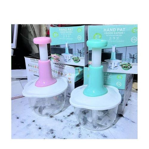 Quick Vegetable Manual Hand Press Chopper To Chop Veggies, Fruits, Onions.