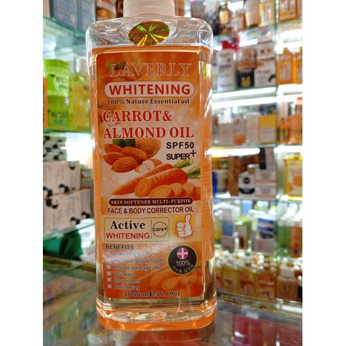 Laverly whitening carrot and almond oil