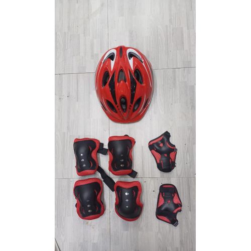 kids HARD helmet and guards protective set cycling and skating