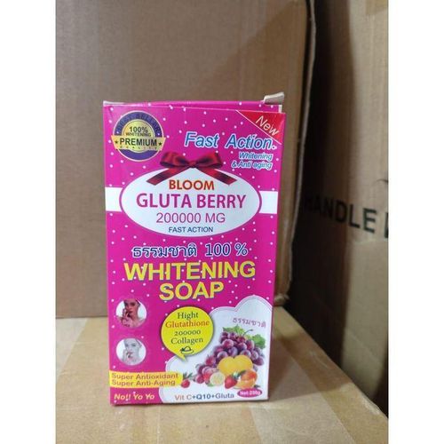 Bloom whitening soap