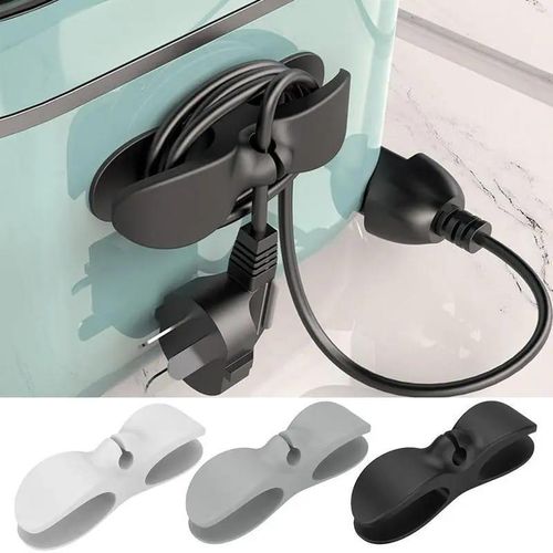 Cable Winder Organizer – Silicone Cord Winder Clips for Charging Cables & Earphones (Pair)
