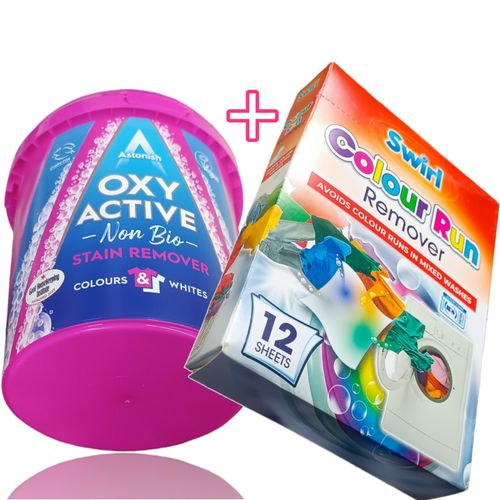 Oxy Active Plus 500g + Color Run Remover 500g nk