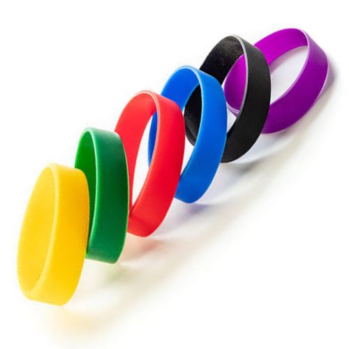 Silicone Wrist Bands x6 nk