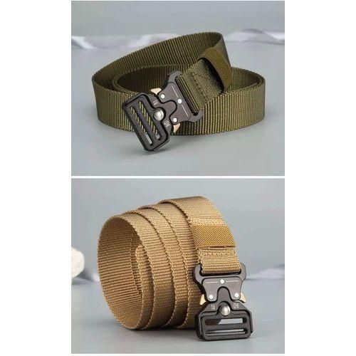 Mens Tactical Belt Aluminum Alloy Military Tactical Belt Sports Belt