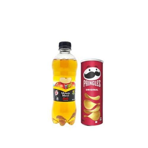 Minute Maid Apple 400ml + Pringles Original Crisps 40g