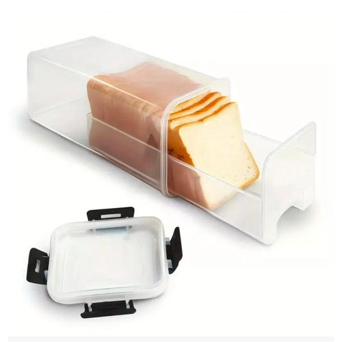 Bread Storage Container With a Tray And Airtight Lid