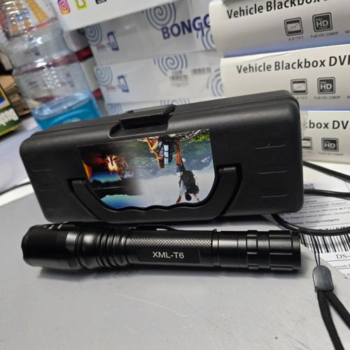 XML T6 Tactical Flashlight – Zoomable LED with Long Battery Life, Adjustable Beam for Emergency and Outdoor Use