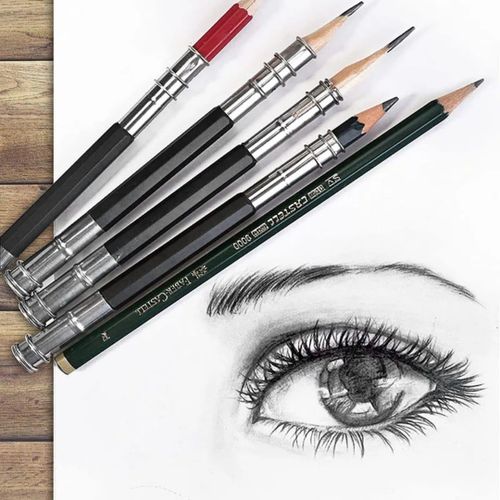 Pencil Extender Adjustable Grip for Shortened