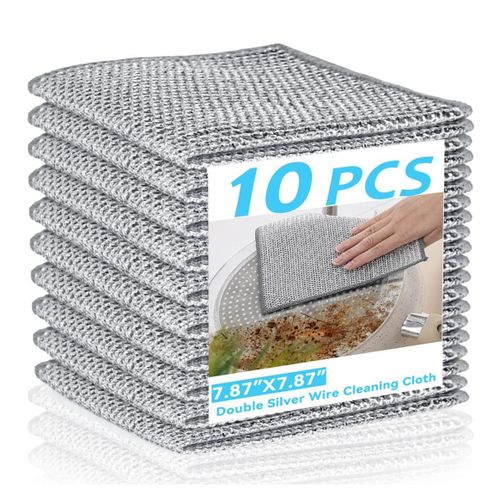 Steel wire cleaning rag 10pcs