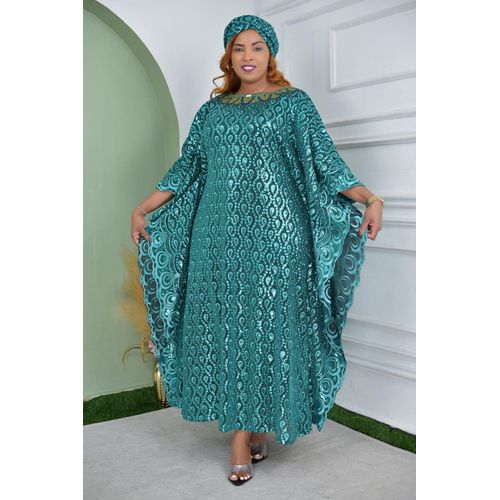LACE KAFTAN WITH adjustable waist