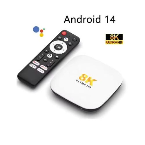 H96 MAX M2 Plus TV Box Android 14 Smart TV Box Quad Core 8K HDR BT 54 Wifi 6 Voice Assistant Media Player TV