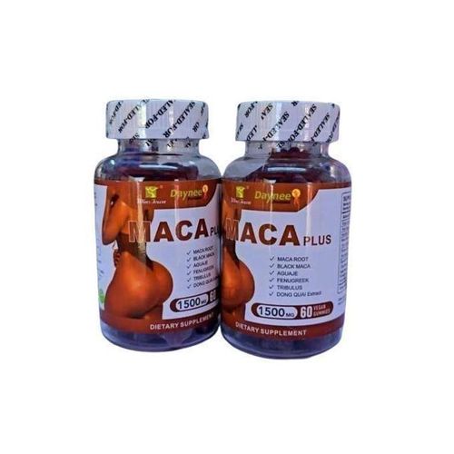 Daynee Maca Plus Gummies 1500mg Big Booty Enhancer with Black Maca Root Dong Quai Extract