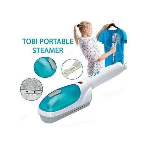 Tobi Portable Handheld Travel Iron Steam Brush Clothes Laundry And Garment Steamer