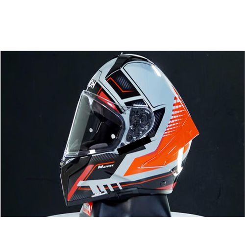 Racing Motorcycle Flip Up Helmet , Double Visors Anti-Fog Lens