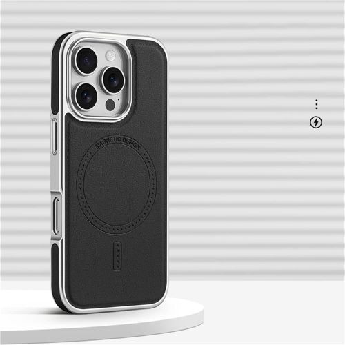 VFDHN For iPhone 15 Pro Max Premium Magnetic Shockproof TPU Case with Full Protection and Elegant Matte Finish Black – Anti Scratch, Anti Fingerprint, and Wireless Charging Compatible