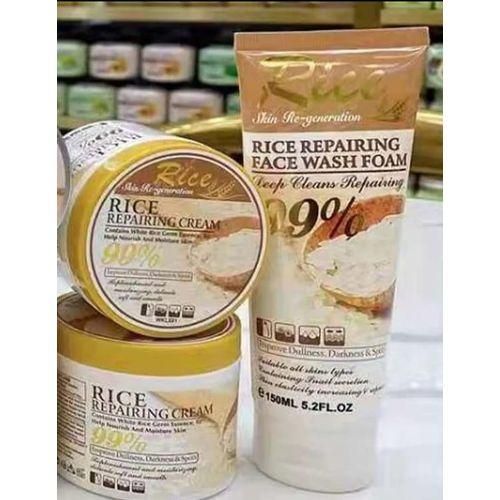 Rice Repairing Cream Face Wash Foam