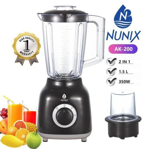 Nunix AK-200 2-in-1 Blender & Grinder