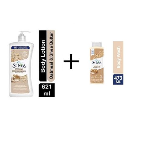 Oatmeal Shea Butter Soothing Body Wash 473ml Lotion