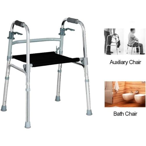 Folding / Foldable Walker / Walking Frame With Seat
