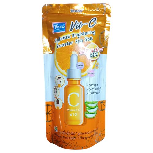 Vitamin C INTENSE BRIGHTENING BOOSTER SPA SALT Hya Collagen