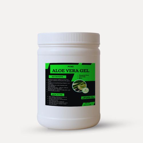 Pure Aloe Vera Gel -1kg, Premium Lab Tested Quality,Unscented