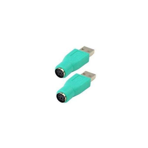 1piece USB Male To PS2 Female Adapter Converter Connector For Keyboard Mouse Mouse Mice Easy To Use Simple And Convenient.