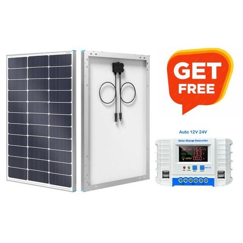 400 Watts Solar Panel All Weather Solar Panel + Free 40A Solar Charge Contoller 40AH PWM Solar Charge Controller