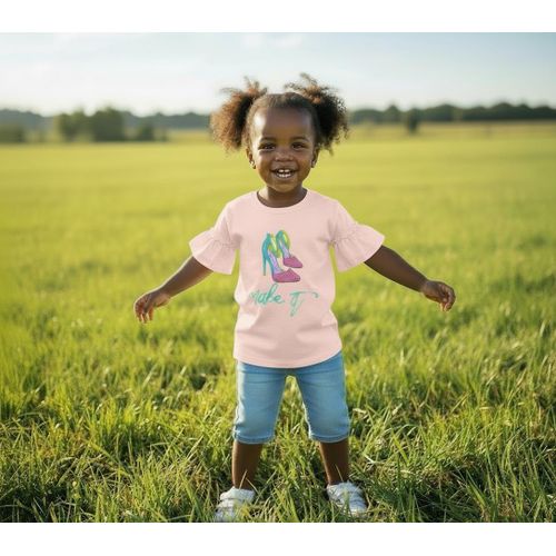 Girls funky high heel T-shirt