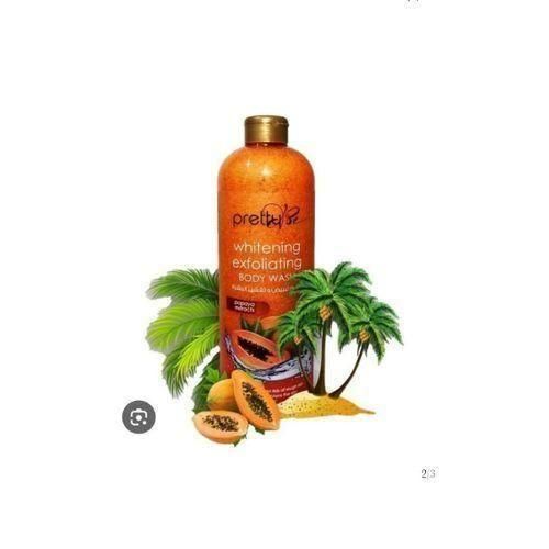 Pretty Brightening And Exfoliating Body Wash Papaya Extracts With Carrot Oil And Vitamin E