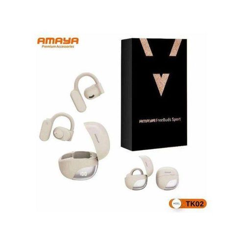 Amaya TK02 Freebuds Sport True Wireless Earbuds – Sleek Design & Long Battery Life