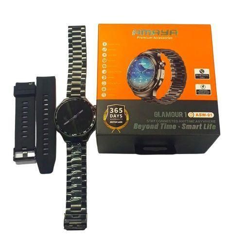 Amaya ASW-01 Smartwatch – Sleek Business Style With Bluetooth Calling & Power-Saving Features