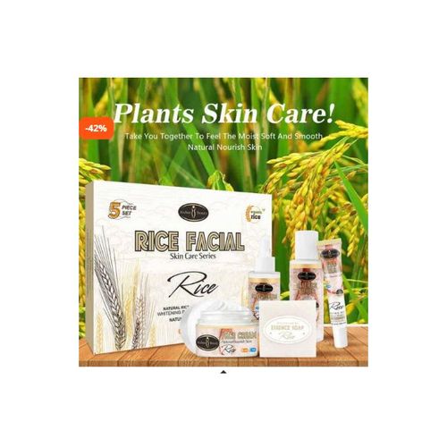 Rice Facial Skin Care Series Set 5pc