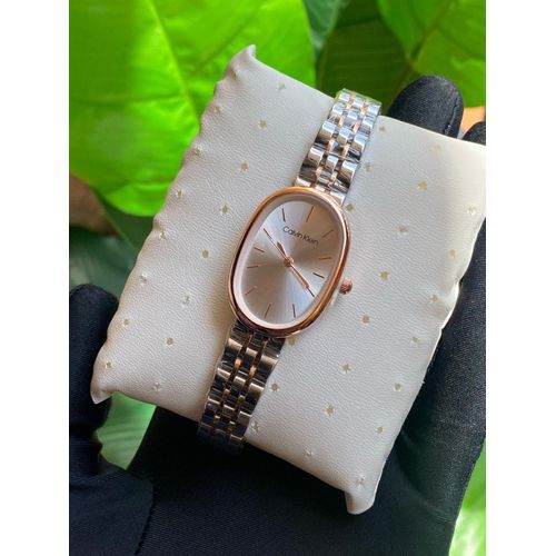 CK Elegant Ladies Watch – Modern Stainless Steel Design, Swiss Movement, Water Resistant