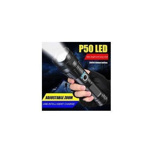 Torch Flashlight dp Led Light Rechargeable Very Powerful torch.LED P50 torcia USB Rechargeable Outdoor Tactical Flashlight,Portable Torch for Outdoor Camping
