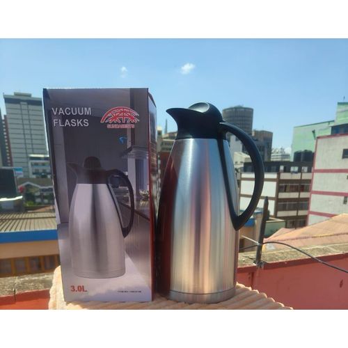 3 Litres Stainless Steel Vacuum Flask – Hot & Cold Insulated Thermos Bottle