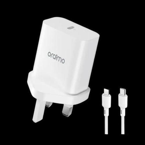 Oraimo Power Cube 20 OCW -U106S+CC54 20W PD Type C fast charger