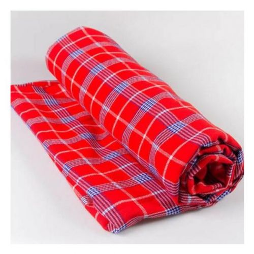 Maasai Shuka Throw Blanket