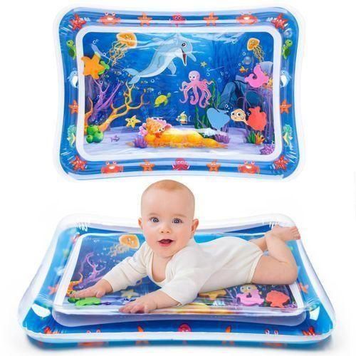 Baby Kids Water Play Mat Toys Inflatable Tummy Time Leak-Proof Water Play Mat, Fun Activity Play Center Indoor and Outdoor Water Play Mat for Baby