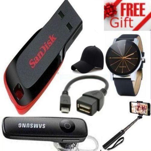 32GB Flash Disk - Black + OTG CABLE & GIFTS