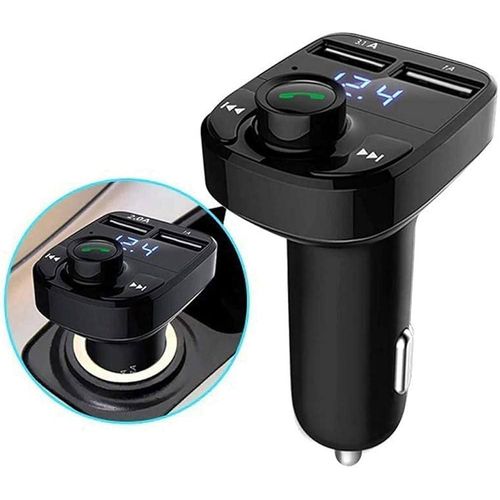 2 pieces Car Bluetooth Device Charger for Call Receiver with Music System, FM Transmitter, Mp3 Audio Music, Stereo Adapter,