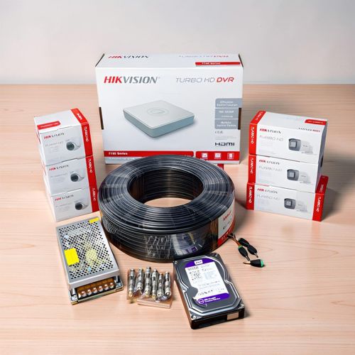 6 1080P Full HD 2MP Infrared Night Vision Clear Night Vision CCTV Cameras Complete System Kit with 8 Channel DVR +500GB Harddisk