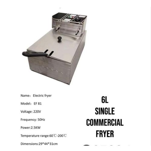 6L EF 81 single commercial electric deep fryer.