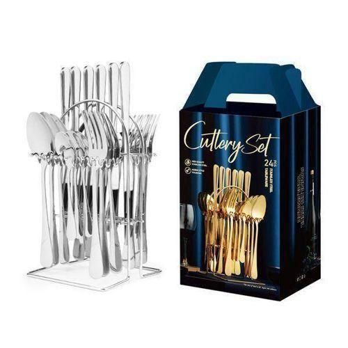 24PC Cutlery set (SILVER COLOUR)