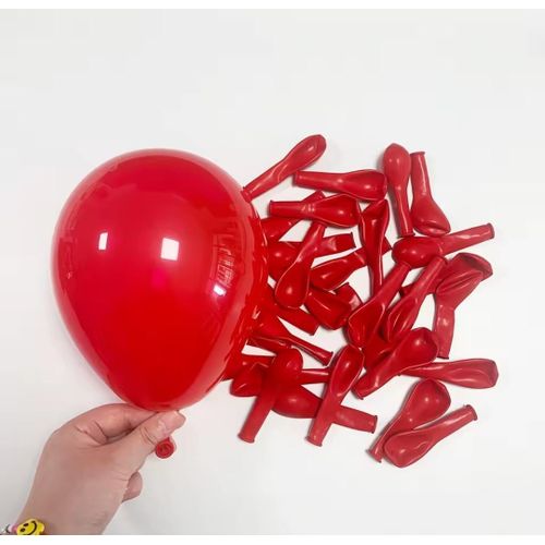 100 pcs balloons, party decoration balloons-colour - red