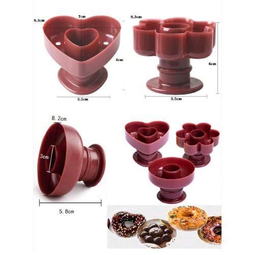 3 Shapes Donut cake mould shaper cutter